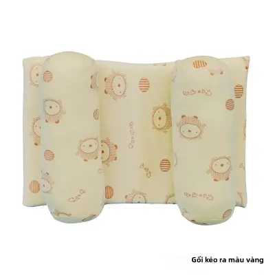 Gối Cotton Nguyên Chất Có Thể Điều Chỉnh Dành Cho Trẻ Sơ Sinh Chống Bẹt Đầu Mềm Mại Thoải Mái Thiết Yếu Cho Sự Thoải Mái Của Trẻ Em