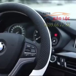 Bọc vô lăng da PU size 38cm cho mọi dòng xe