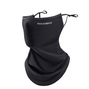 RockBros | ROCKBROS Summer Ice Silk Cycling Face Mask Breathable Anti-UV  Bike Face Neck Cover Bandana MTB Road Sports Hanging Ear Scarf