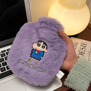 Crayon Xiaoxin Hot Water Bag Water Injection Hand Warmer Heating Pad Female Belly Compress Large Size Stuffed Cute Trumpet Hot-Water Bag