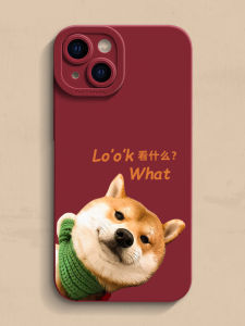 เคสโทรศัพท์มือถือแบบหนังสือพิมพ์ลายสุนัขมังกร ปกป้อง iPhone 17/16/15/14/13/12/11/x/xs/xr/8p/7/6s แบบน่ารักและสร้างสรรค์