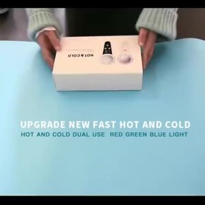 Cryotherapy Face Care Device Hot Cold Hammer Blue Photon Acne Treatment Facial Massager Skin Lifting Rejuvenation Beauty Machine