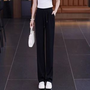 NUANKONG | Summer Breathable High Waist Loose Wide Leg Pants