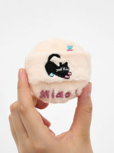 XINGDOU | Long Velvet Powder Puff Q Bouncy Skin-Friendly Quick Setting Makeup Brush Cat Fur Powder Puff 2 Pieces 9 Discount