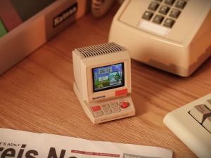Loa Bluetooth Divoom MiniToo Retro Di Động Có Màn Hình Pixel Kiểu Dáng Máy Tính Quà Tặng Gia Đình