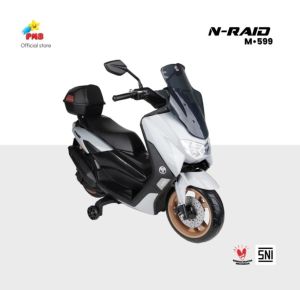 Mainan Anak Motor Aki PMB M599 Yamaha Nmax M 599 N-max Ban Karet M-599