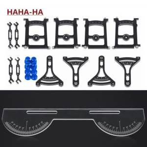 1Set Aluminum Chassis Setup System Measuring Tool With Wrench for 1/10 On-Road RC Car Axial SCX10 Capra TRX4 Yikong Upgrade
