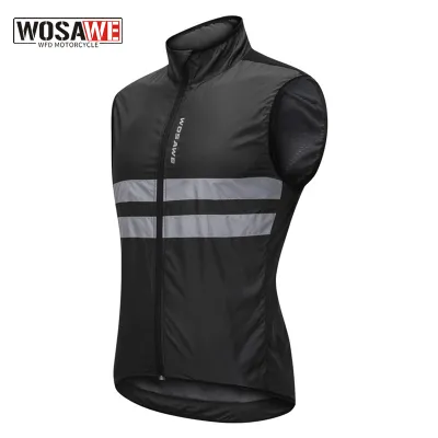WOSAWE | Áo vest phản quang xe máy WOSAWE BL205 Áo khoác mùa đông nam nữ thể thao thoáng khí chống thấm nước cho tour xe máy và di chuyển