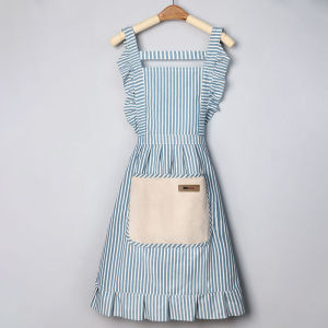 Mình Che Bếp Dệt Mới Độc Quyền Mạng Xã Hội Bằng Vải Sợi Cotton Linen