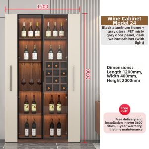 HANYUAN | Modern Minimalist Living Room Display Cabinet