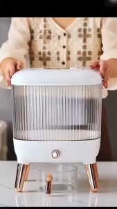 ✅100% Original Jcam 12KG Rice dispenser insect-proof moisture-proof sealed rice storage container with measure cup