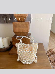 UGALS | Túi Đeo Bụng Phong Cách Trung Quốc Handmade Từ Acrylic Có Hạt