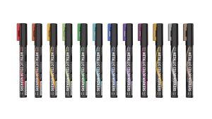 DSPIAE Super Metallic Color Gundam Marker กันดั้มมาร์คเกอร์สำหรับลงสีเมทัลลิคและตัดเส้นพลาสติกโมเดล: