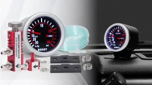 Bộ Điều Khiển Tăng Áp Tự Động Kỹ Thuật Số LED CNSPEED 52mm Cho Ô Tô Hiển Thị Áp Suất Tăng Áp 0-30 PSI/-30 Đến 0 In.Hg Có Thể Điều Chỉnh Chân Không Dành Cho Xe 12V