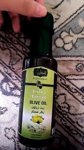 AlHujurat Extra Virgin Cold Pressed Olive Oil Minyak Zaitun Syria 500ml