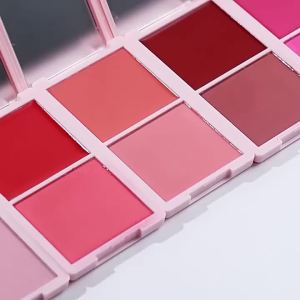 2-in-1 blush palette Natural and moist easy-to-color matte blush powder Facial blush Fine powder easy to spread easy to apply