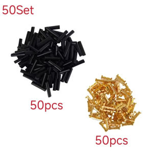 50/100/150set U-Shaped Wire Connectors Boxed Quick Connection Cable Sealed Sleeve Insulation Electrical Crimp Terminals