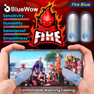Bluewow ngón tay ngón tay ngón tay tay nhạy cảm cho trò chơi di động Phụ kiện chơi game chơi game trên điện thoại Ống Đeo ngón tay đầu ngón tay thoáng khí