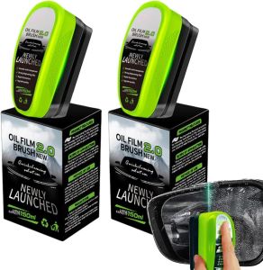 1 PC กระจกรถยนต์ฟิล์มน้ํามันเช็ดด้านหน้ากระจกหน้าต่างด้านข้างกําจัดน้ํามันกําจัดสิ่งสกปรกเคลือบคริสตัลชุบStrong ทําความสะอาด