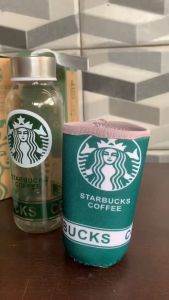 Botol Minum Kaca Starbucks - Tumbler Starbucks 300 ml [READY STOCK]