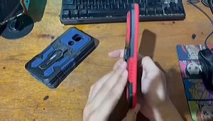 Casing Xiaomi Poco M3/Redmi 9T New HardCase Armor Belt Clip Kick Standing Robot Terbaru