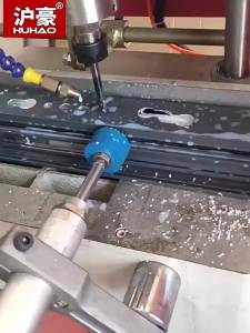 HUHAO 3.175 4 6 8mm Single Flute End Mill HRC70 Aluminum Spiral Router Bit DLC Coating Carbide Steel CNC Solid Milling Cutter