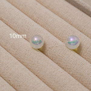 Elegant Plastic Needle Pearl Earrings Womens Fashion Jewelry Sensation Fresh out New Piercing Anti-allergy Fish Girl Ear Studs