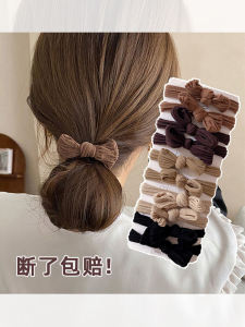 ริบบิ้นผูกผมแบบผูกโบว์ผีเสื้อสำหรับผู้หญิง ริบบิ้นผูกผมแบบมีคุณภาพสูง ทนทาน ไม่ทำลายเส้นผม ริบบิ้นผูกผมแบบเรียบง่ายและทันสมัย