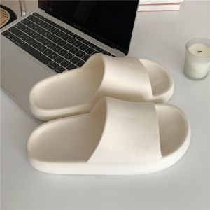 Thick Heel Sandals Womens Summer Outdoor Beach Anti-slip Cute EVA Home Slippers Fine Strips Korean Fashion Popular Slippers