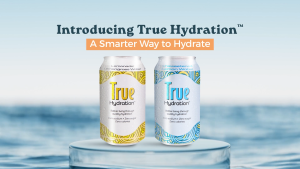 True Hydration™ Hydration Drink | Electrolyte Drink | 0 Sodium | 0 Sugar | 0 Calorie | 0 Carb | Made in USA (4 / 12 x 355ml)