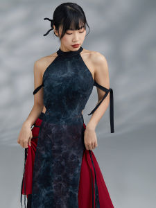 Quần Áo Khiêu Vũ Cổ Điển Lụa Vải Khoét Rộng Dài Đến Sườn Xương Quần Áo Bơi Lội Thường Ngày Cho Nữ Quần Áo Khiêu Vũ Cổ Điển