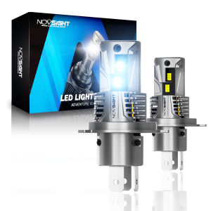 Novsight N62 9003 HB2 H4 LED Headlight Bulb 90W 20000LM 6500K Cool White Super Bright LED Light for Car High Beam/Low Beam Plug and Play 2pcs 2 Years Warranty Free Shipping