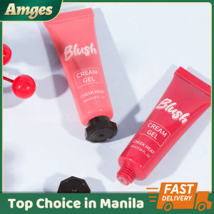 6 Colors Makeup Blush Cream Stick Waterproof Long-Lasting Inflatable Blush Cream Natural Fine Flash Highlights Rouge Liquid Blush Natural Rouge