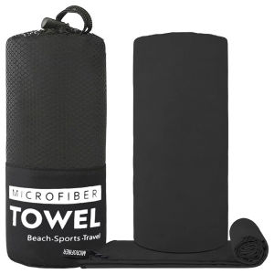 1PC Khăn Du Lịch Microfibre Thấm Hút Nhanh Khô Siêu Mềm Nhỏ Gọn Thể Thao Khăn Cắm Trại