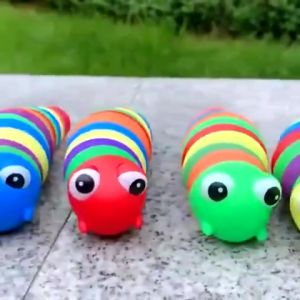 Rainbow Caterpillar Toy Autistic kids Sensory Toys Stress Relief Toy for Autistic Children