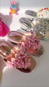 Sandal Pesta Jepit Hak Anak Perempuan Motif Mute Terbaru / FT 020