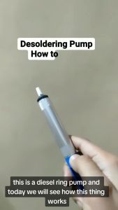Alat Pompa Penyedot Timah Solder Sucker Desoldering Pump Sedotan Timah