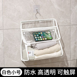Bathroom Hanging Clothes Bag Waterproof Dormitory Clothes Organizer Storage Pouch for Bath Time Easy to Use Storage Solution