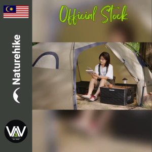 NATUREHIKE Lispace Folding Storage Box and Table Portable Foldable Large Capacity 50L Storage Box Outdoor Multifunctional Storage Case