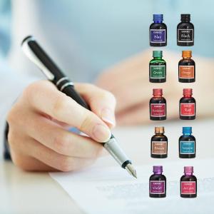 30ml Pure Colorful Fountain Pen Ink Universal Refill No Clogging Smooth Writing Ink Stationery for School Office Daily Writing ﻿