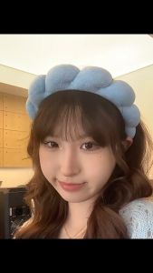 Bando Korea Lebar 3.5cm Empuk Model Awan Korean Fluffy Head Band Cloud Spa Headband BHJ001