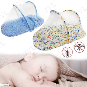 Baby Mosquito Net Baby Folding Soft Cushion Bed Babies with Pillow Soft Baby Infant Cushion Crib
