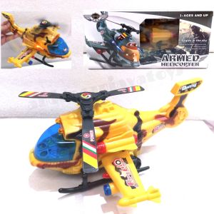 Mainan Helicopter Baterai Armed Helicopter Bump Go Suara Lampu no 5602B