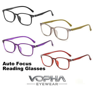 4 pack Smart reading glasses for men women Anti-blue light auto focus reading glasses No more switching glasses L10