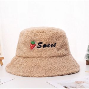 T.I - Topi Anak dan Remaja Sweet Strawberry Bucket Hat Import