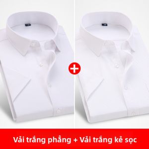 Boman | Áo Sơ Mi Ngắn Tay Ôm Phom Cotton Sạch 100%