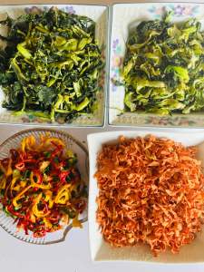 Rau củ Đà Lạt sấy khô dùng ăn mì canh ăn chay thực dưỡng