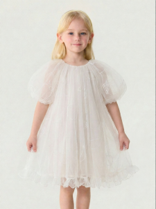 Marc&Janie | Flower Bud Tulle Dress for Girls Summer