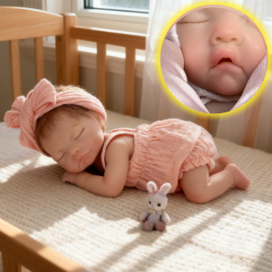 Búp Bê Sơ Sinh Silicon Reborn 10 Inch Tóc Cấy Vẽ 3D Mềm Mại Dành Cho Trẻ Em Quà Tặng Búp Bê Sưu Tầm