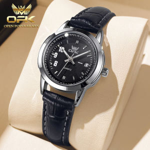 Resmi Autentik OPK Jam Tangan Wanita Dewasa 2025 Anti Air Elegan Mode Kalender